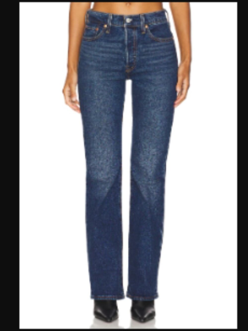 Revolve Levis Wedgie Bootcut Blue in Bold and Beautiful w32x32L NEW WITH TAG